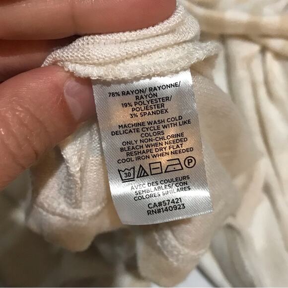 Loft NWT Cream White Zebra Print Hooded‎ Robe Dressing Gown Women’s Size Medium - Picture 3 of 3